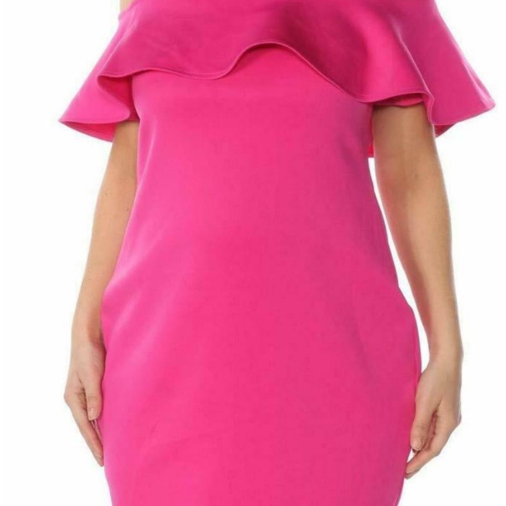 Guess Strapless Fuchsia Dress - Picture 4 of 10